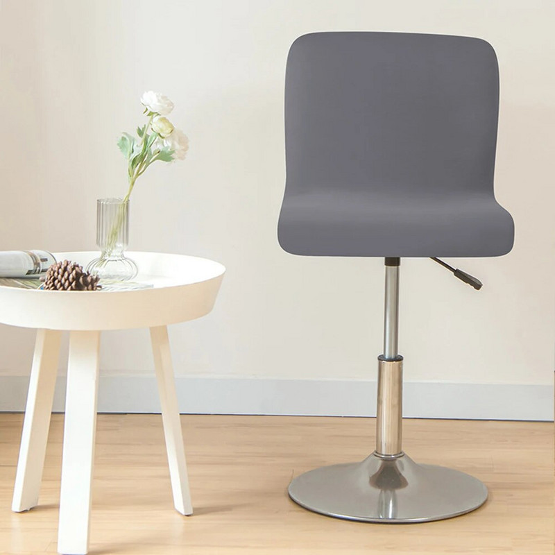 Elastingas tvirtas trumpas nugaros užvalkalas Spandex baro kėdės užvalkalas Berankis kėdės sėdynės užvalkalas Viešbučių banketams Svetainės kėdės užvalkalai