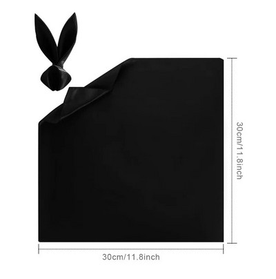 10 buc șervețele din satin pătrate cu tiv țesătură șervețel moale de masă pentru nuntă, petrecere, bucătărie, restaurant, șervețel verde 30x30cm