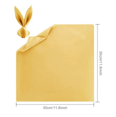 10 buc șervețele din satin pătrate cu tiv țesătură șervețel moale de masă pentru nuntă, petrecere, bucătărie, restaurant, șervețel verde 30x30cm