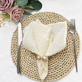 4vnt viešbučio serviravimo medžiaginės servetėlės 30x45cm medvilninės servetėlės virtuvės arbatos stalo rankšluosčiai, skirti kūdikio dušui vestuvių dekoravimui