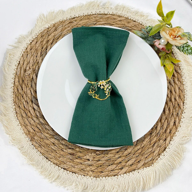 4vnt viešbučio serviravimo medžiaginės servetėlės 30x45cm medvilninės servetėlės virtuvės arbatos stalo rankšluosčiai, skirti kūdikio dušui vestuvių dekoravimui