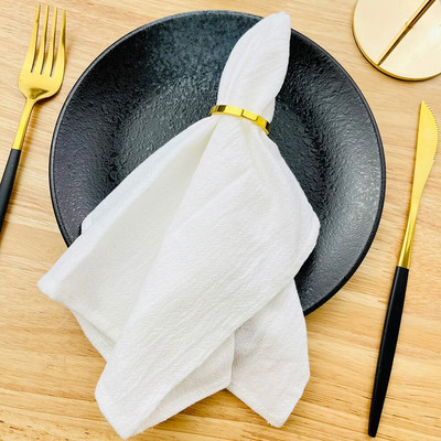 4 bucăți șervețele crem 100% bumbac șervețele din pânză Servețele pentru masă Servețele moi, lavabile, reutilizabile, nunți, petreceri, restaurant