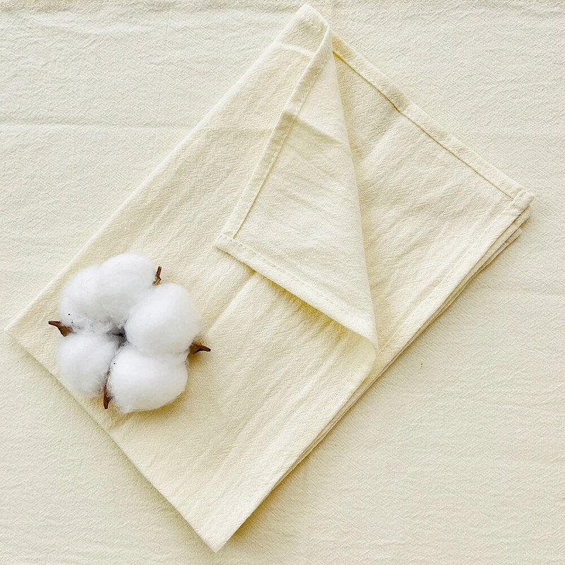 4 vnt. kreminės servetėlės 100 % medvilninės servetėlės pietų stalo servetėlės Servetės Minkštos plaunamos daugkartinės Vestuvių vakarėlių restoranas