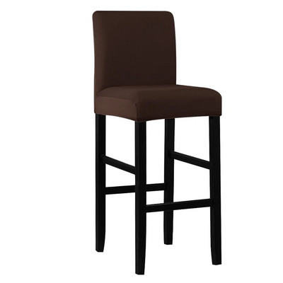 1 bucată de culoare solidă spandex husă scaun scurtă dimensiune scurtă scaun de bar huse husă scaun bar husă pentru acasă banchet camera de zi