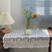Față de masă din dantelă INS Acoperire de masă în stil european retro Față de masă brodata în franceză Decor pentru petrecere de nuntă 식탁보 테이블보
