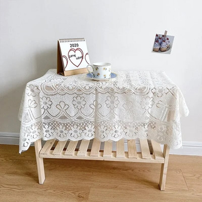 Față de masă din dantelă INS Acoperire de masă în stil european retro Față de masă brodata în franceză Decor pentru petrecere de nuntă 식탁보 테이블보
