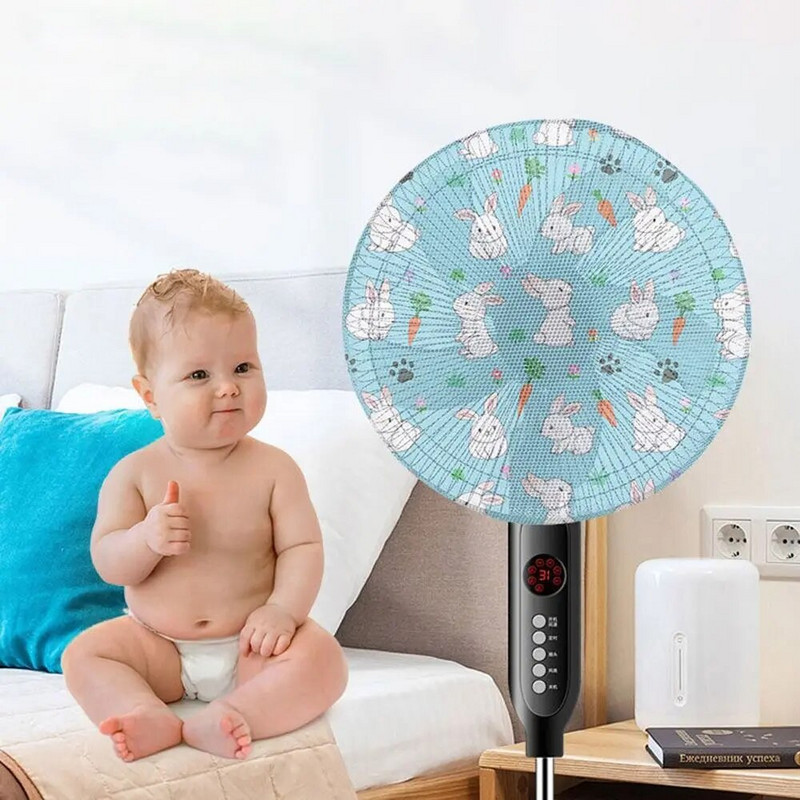 Podni ventilator Zidni ventilator Dječja mreža za ventilatore koja se može prati Zaštitne navlake protiv prignječenja Električni ventilator Sigurnosna navlaka Pribor ventilatora