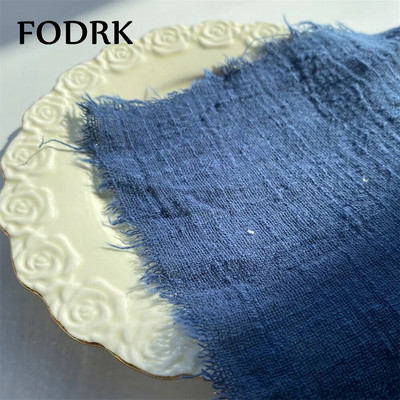 Față de masă cu șervețel de linie Servire pentru farfurii Prosoape de bucătărie Decorare de nuntă pentru mâncare țesătură Mat Decor Suport Față de masă de servire