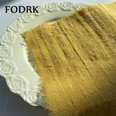 Față de masă cu șervețel de linie Servire pentru farfurii Prosoape de bucătărie Decorare de nuntă pentru mâncare țesătură Mat Decor Suport Față de masă de servire