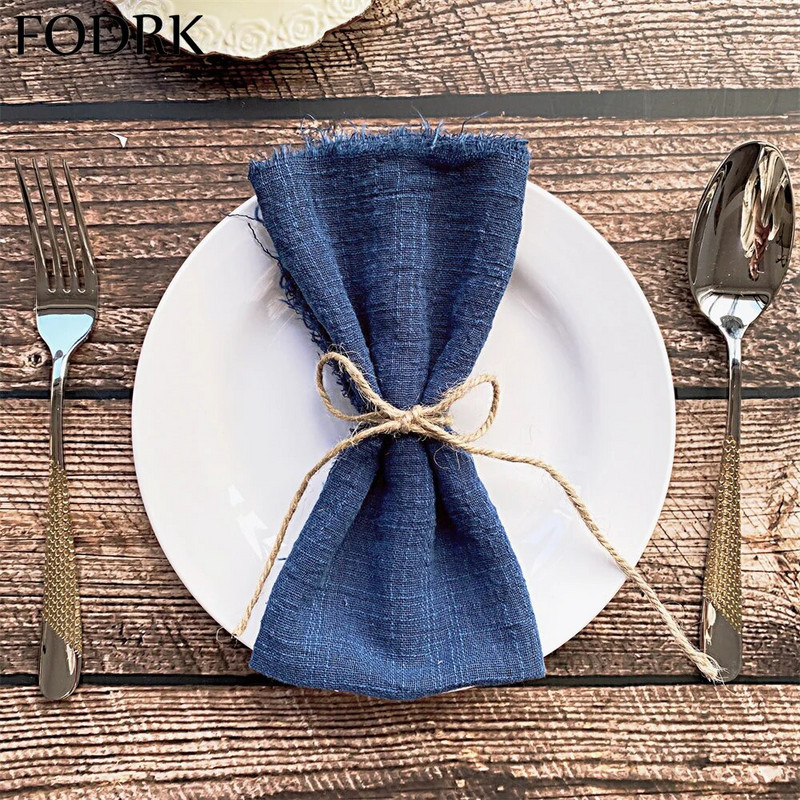 Γραμμή χαρτοπετσέτας τραπεζομάντιλο Σερβίρισμα για πιάτα Πετσέτες κουζίνας Στολισμός γάμου για φαγητό Υφασμάτινο χαλάκι Διακόσμηση Θήκη Τραπεζομάντιλο σερβιρίσματος