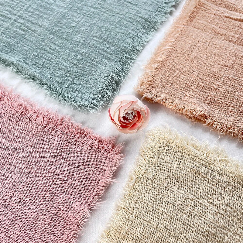 6 ΤΕΜ 32x32cm Ρετρό Γάζες Χαρτοπετσέτες Γάμου Βαμβακερό Τυρόπανο Χριστουγεννιάτικο Διακόσμηση Τραπεζιού Πετσέτες τσαγιού Ρουστίκ Διακόσμηση τραπεζιού για δείπνο