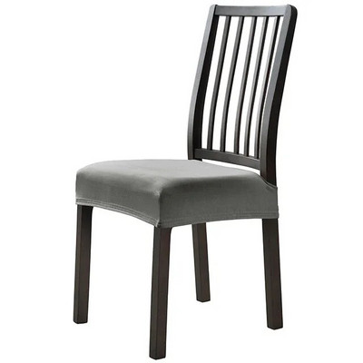 Μαλακό μασίφ βελούδινο κάλυμμα καθίσματος καρέκλας Ψηλό ελαστικό καλύμματα καναπέ καρέκλας Spandex κάλυμμα καρέκλας τραπεζαρία Κουζίνα εστιατόριο Πάρτι