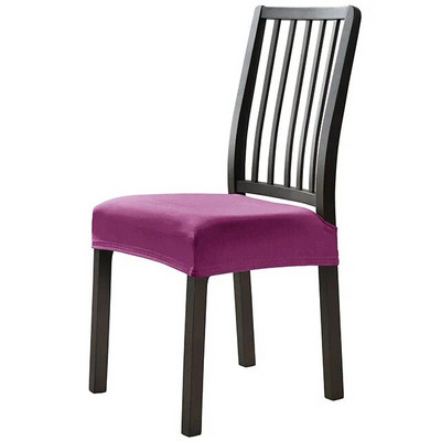 Μαλακό μασίφ βελούδινο κάλυμμα καθίσματος καρέκλας Ψηλό ελαστικό καλύμματα καναπέ καρέκλας Spandex κάλυμμα καρέκλας τραπεζαρία Κουζίνα εστιατόριο Πάρτι