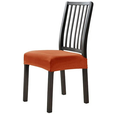 Μαλακό μασίφ βελούδινο κάλυμμα καθίσματος καρέκλας Ψηλό ελαστικό καλύμματα καναπέ καρέκλας Spandex κάλυμμα καρέκλας τραπεζαρία Κουζίνα εστιατόριο Πάρτι