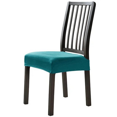 Μαλακό μασίφ βελούδινο κάλυμμα καθίσματος καρέκλας Ψηλό ελαστικό καλύμματα καναπέ καρέκλας Spandex κάλυμμα καρέκλας τραπεζαρία Κουζίνα εστιατόριο Πάρτι