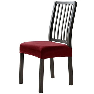 Μαλακό μασίφ βελούδινο κάλυμμα καθίσματος καρέκλας Ψηλό ελαστικό καλύμματα καναπέ καρέκλας Spandex κάλυμμα καρέκλας τραπεζαρία Κουζίνα εστιατόριο Πάρτι