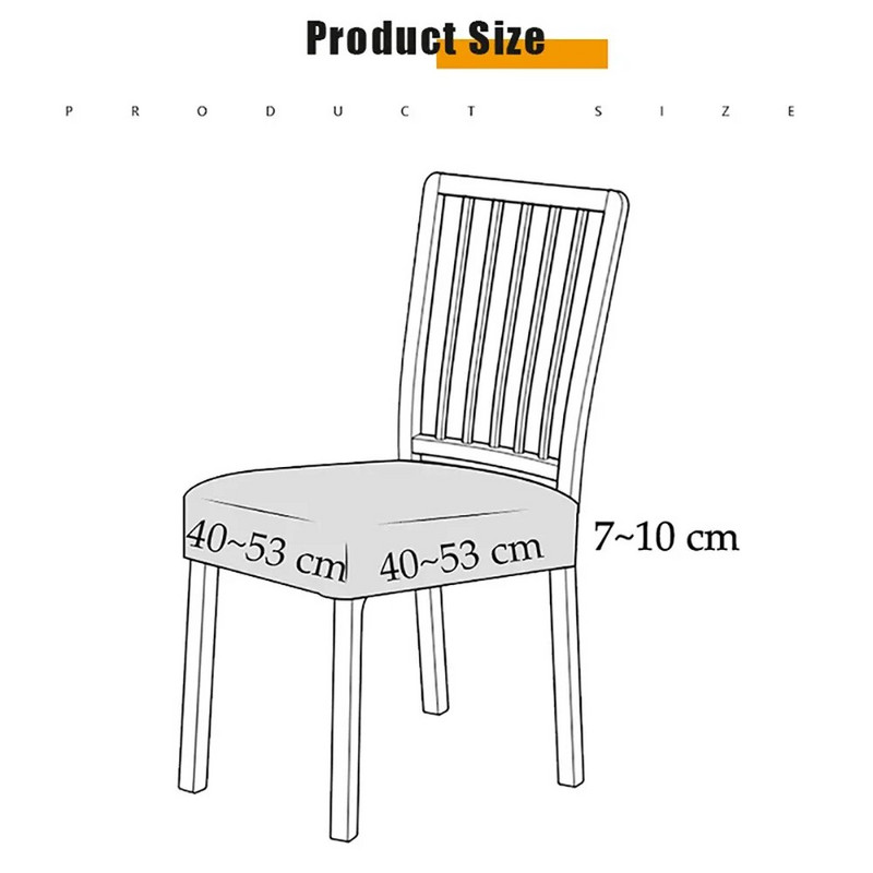 Μαλακό μασίφ βελούδινο κάλυμμα καθίσματος καρέκλας Ψηλό ελαστικό καλύμματα καναπέ καρέκλας Spandex κάλυμμα καρέκλας τραπεζαρία Κουζίνα εστιατόριο Πάρτι