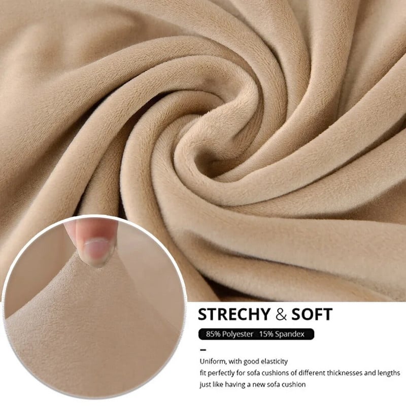 Μαλακό μασίφ βελούδινο κάλυμμα καθίσματος καρέκλας Ψηλό ελαστικό καλύμματα καναπέ καρέκλας Spandex κάλυμμα καρέκλας τραπεζαρία Κουζίνα εστιατόριο Πάρτι