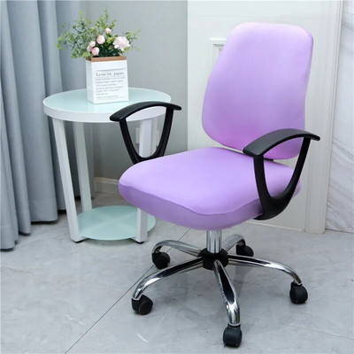 Irodai székhuzat háttámlával Számítógépes játék üléshuzat Szilárd univerzális spandex pormentes, elasztikus fotelhuzat