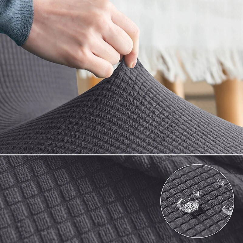 Vodoodbojna jacquard navlaka za stolice za blagovaonicu, kuhinju, vjenčanje, kućne bankete, navlake za stolice, navlaka za sjedalo, otporna na prljanje i ogrebotine