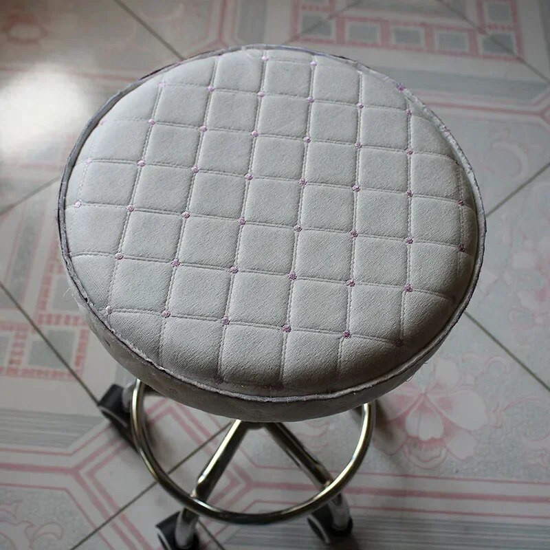 Apvalus kėdės užvalkalas Elastinis baro kėdės užvalkalas Pasukamas kėdės užvalkalas, skirtas kirpyklai Thicken Fabric Seat Protector Hotel silla