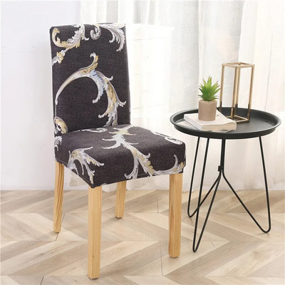 Nyomtatás Ebédlő Székhuzat Virágos Elasztikus Elasztikus Stretch Sliphuzat székekhez Konyha Szállodai Bankett Party