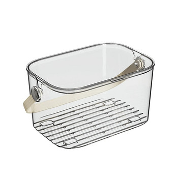 Органайзер за вана и душ с дръжки Всичко в едно Кошче за съхранение с голям капацитет за кухня, баня, килер