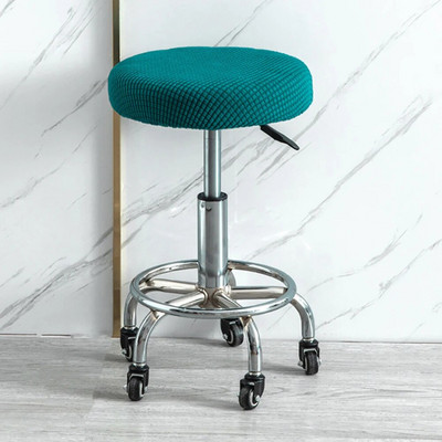 Sutirštintas apvalus kėdės užvalkalas Kavos baro kėdės užvalkalas Elastingas tamprus poliesteris, apvalus plaunamas pagalvėlės sėdynės kėdės užvalkalas