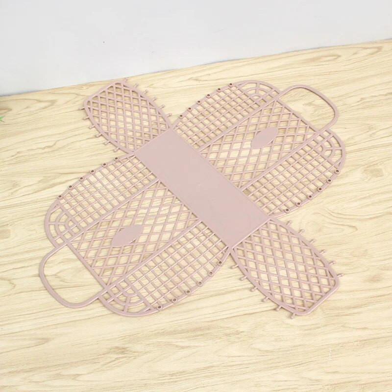 5 spalvų didelis plastikinis maisto krepšelis Vonios kambario laikymo krepšelis gali būti išardomas pirkinių laikymo krepšelis