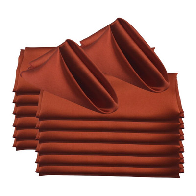 12 buc pătrat 50x50cm șervețel din satin pentru nuntă banchet decorare petrecere de absolvire restaurant cina cafea prosop de ceai șervețele acasă