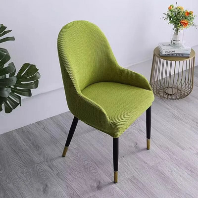 Голяма извита калъфка за стол Прости модерни универсални калъфи за столове със специална форма Възглавница за стол Облегалка Вградена еластична табуретка