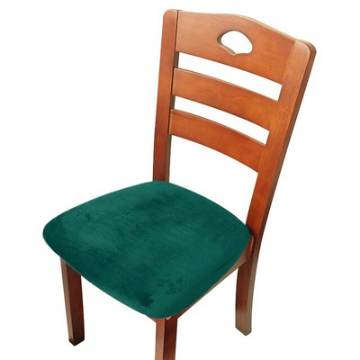 1 bucată husă de pernă pentru scaun din catifea, elastică, pentru hotel, restaurant, curea pentru scaun, pentru sufragerie, îngroșare, protecție anti-alunecare de birou