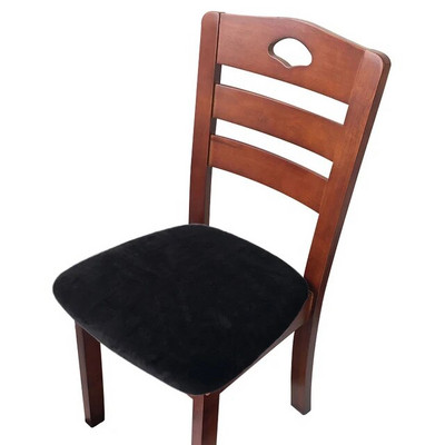 1 bucată husă de pernă pentru scaun din catifea, elastică, pentru hotel, restaurant, curea pentru scaun, pentru sufragerie, îngroșare, protecție anti-alunecare de birou