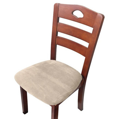 1 bucată husă de pernă pentru scaun din catifea, elastică, pentru hotel, restaurant, curea pentru scaun, pentru sufragerie, îngroșare, protecție anti-alunecare de birou