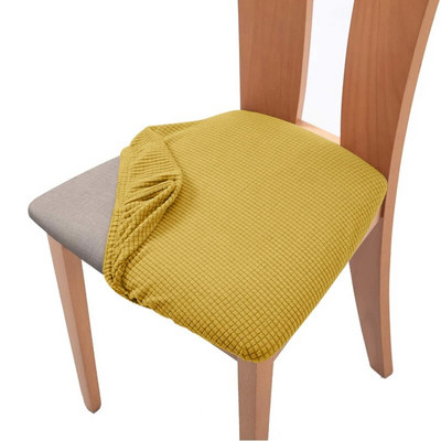 1 bucată husă de pernă pentru scaun din catifea, elastică, pentru hotel, restaurant, curea pentru scaun, pentru sufragerie, îngroșare, protecție anti-alunecare de birou