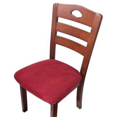 1 bucată husă de pernă pentru scaun din catifea, elastică, pentru hotel, restaurant, curea pentru scaun, pentru sufragerie, îngroșare, protecție anti-alunecare de birou