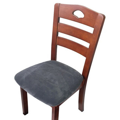 1 bucată husă de pernă pentru scaun din catifea, elastică, pentru hotel, restaurant, curea pentru scaun, pentru sufragerie, îngroșare, protecție anti-alunecare de birou