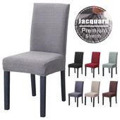 Jacquard navlaka za stolicu Obična elastična navlaka za sjedalo stolice Blagovaonica Spandex tkanina Navlaka za stolicu za bankete Ured Kuhinja Dom