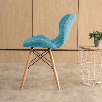Polar Fleece ελαστικά καλύμματα καρέκλας πεταλούδα Stretch Spandex Καμπυλωτό κάλυμμα καρέκλας τραπεζαρίας για κουζίνα ξενοδοχείου Καρέκλες γάμου Slipcover
