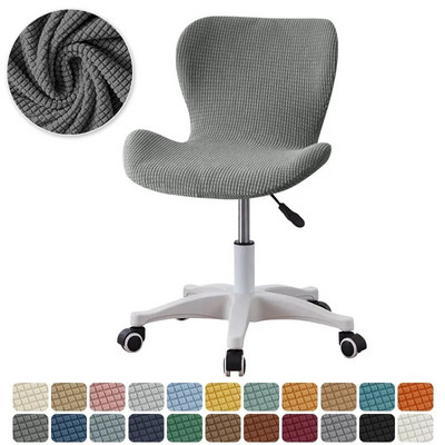 Huse pentru scaune elastice fluture din lână polară Huse pentru scaune de sufragerie curbate din spandex elastic pentru bucătărie, hotel, scaune de nuntă