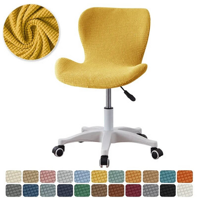 Huse pentru scaune elastice fluture din lână polară Huse pentru scaune de sufragerie curbate din spandex elastic pentru bucătărie, hotel, scaune de nuntă