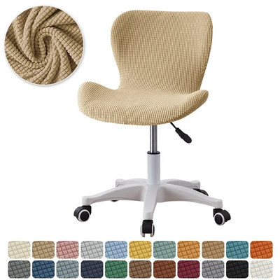 Huse pentru scaune elastice fluture din lână polară Huse pentru scaune de sufragerie curbate din spandex elastic pentru bucătărie, hotel, scaune de nuntă