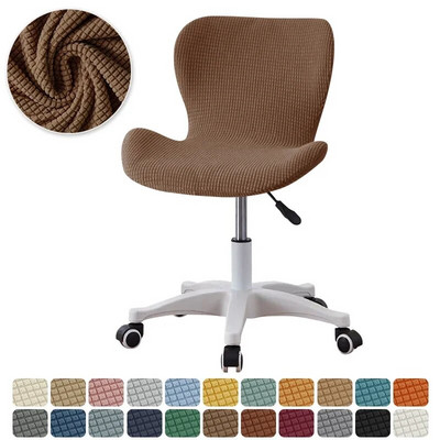 Huse pentru scaune elastice fluture din lână polară Huse pentru scaune de sufragerie curbate din spandex elastic pentru bucătărie, hotel, scaune de nuntă