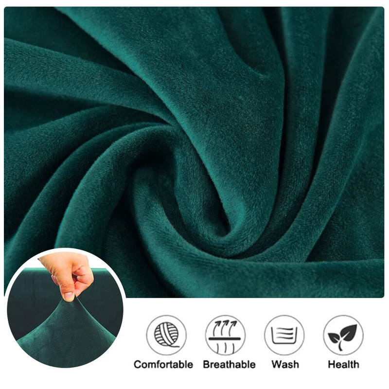 Aksominis sėdynės užvalkalas Valgomojo kėdės užvalkalas Neslystantis kėdžių apsauginis užvalkalas poliesteris Lengvai pritaikomas biuro virtuvės banketų vakarėliui