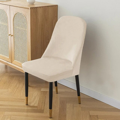 Huse pentru scaune curbate din catifea Huse scaun de birou Husa scaun lavabila la masina rezistenta la praf Husa pentru scaun pentru decorarea casei 1 buc