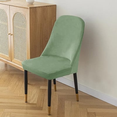 Huse pentru scaune curbate din catifea Huse scaun de birou Husa scaun lavabila la masina rezistenta la praf Husa pentru scaun pentru decorarea casei 1 buc