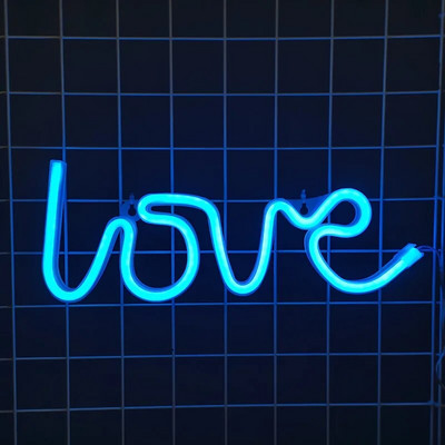Love LED φωτεινή πινακίδα νέον Λαμπερό για την Ημέρα του Αγίου Βαλεντίνου Πρόταση Φεστιβάλ Διακόσμηση Λάμπα νέον για διακόσμηση πάρτι σπιτιού Δώρο για ενήλικες