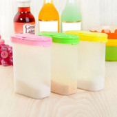 3 krāsu 250 ml plastmasas pārtikas garšvielu trauks virtuves garšvielu kārbiņas burka dubultā vāka graudaugu garšvielu pupiņu uzglabāšanas pudele