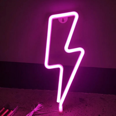 Lampă cu șurub LED Neon Decor de Crăciun Pandantiv Lumină Neon Atmosferă de festival Acasă Petrecere Bar Decor pentru agățat de perete Adult Copii Cadou