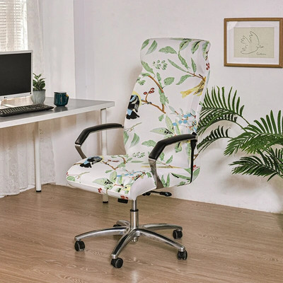 Navlaka za uredsku stolicu Flower Visoko elastična kompjutorska okretna stolica Hotelska patent zatvarač Protuklizna Jednodijelna fotelja Zaštitna navlaka za prašinu Novo